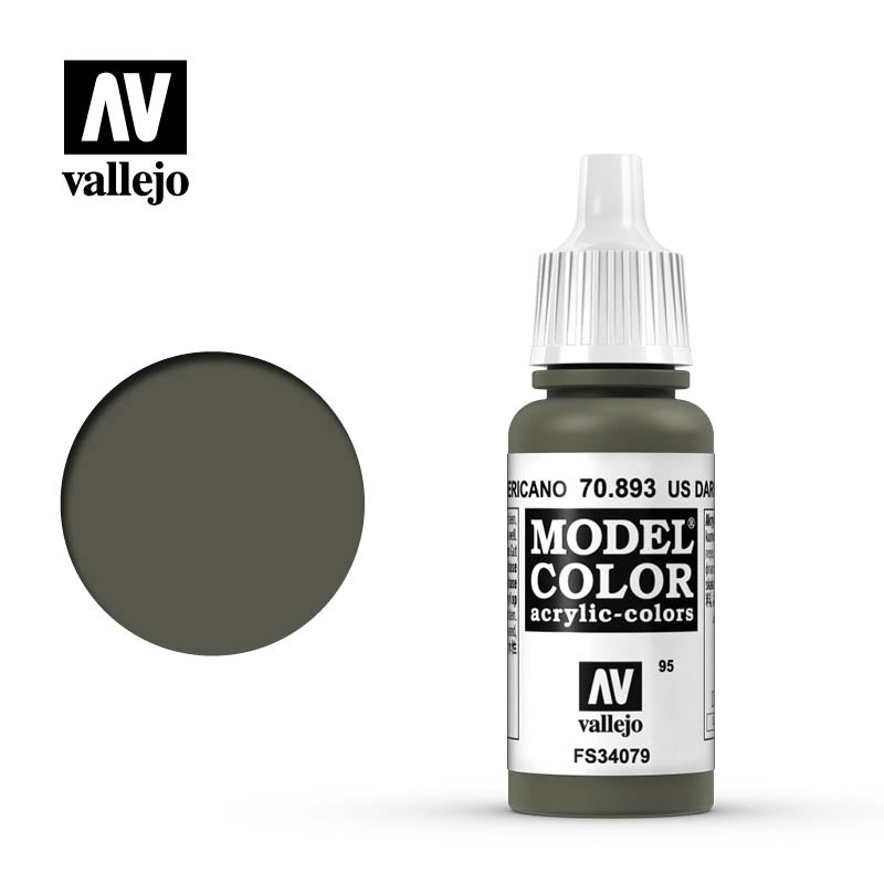 MODEL COLOR 70.893 US DARK GREEN 17ML