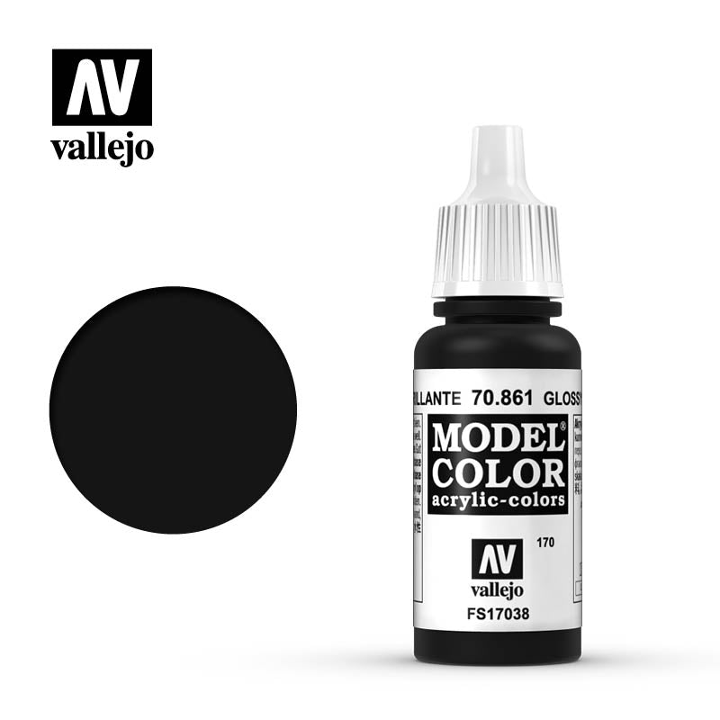 MODEL COLOR 70.861 GLOSSY BLACK 17ML