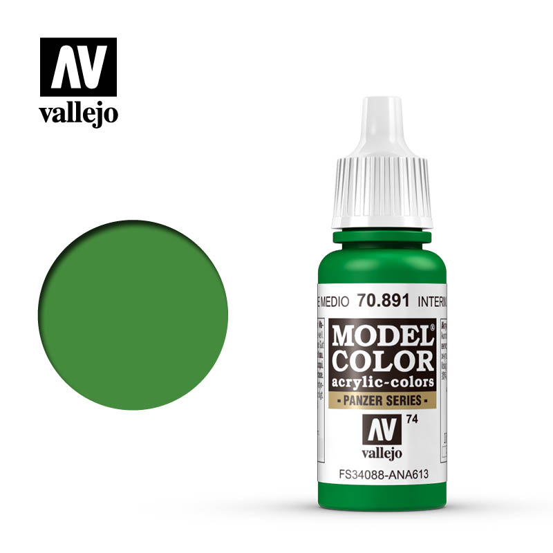 MODEL COLOR 70.891 INTERMEDIATE GREEN 17ML