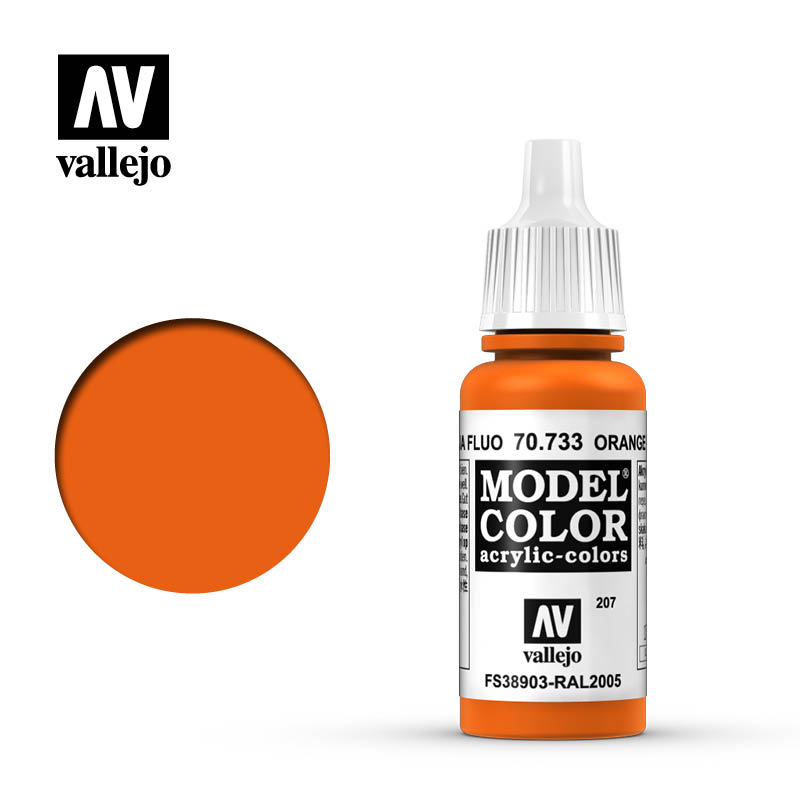 MODEL COLOR 70.733 ORANGE FLUO 17ML