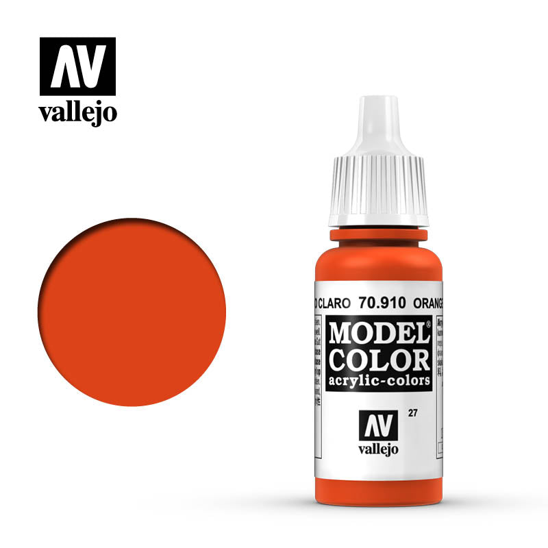 MODEL COLOR 70.910 ORANGE RED 17ML