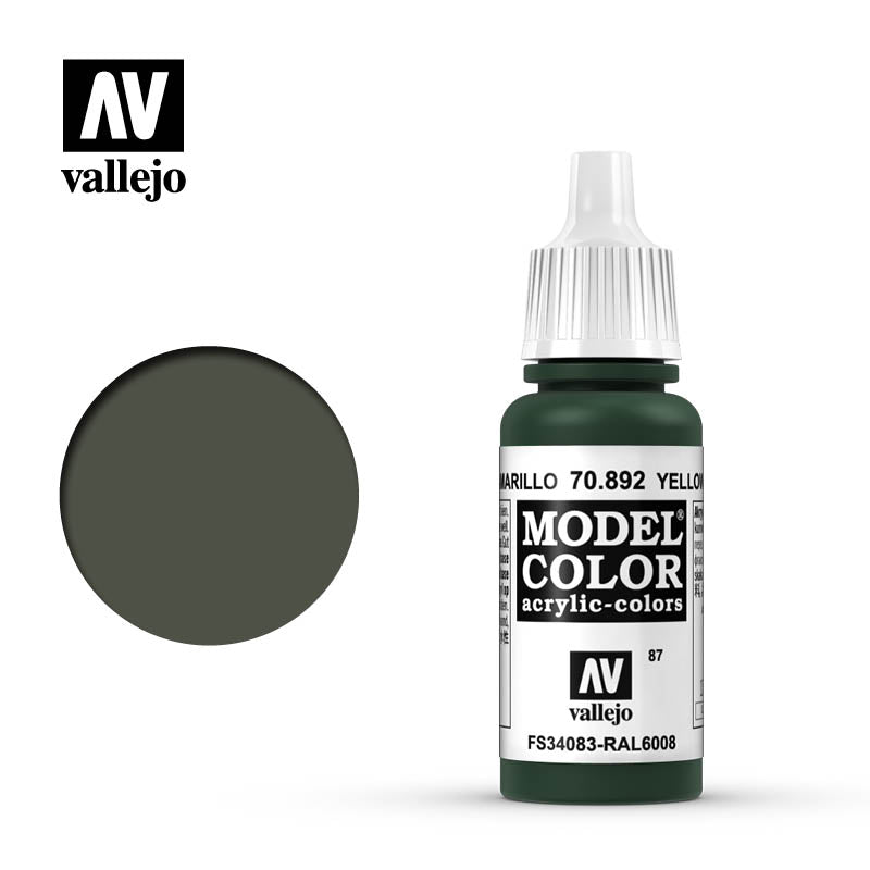 MODEL COLOR 70.892 YELLOW OLIVE 17ML