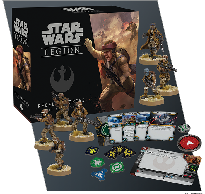 Star Wars Legion Rebel Troopers Unit Rebel Expansion