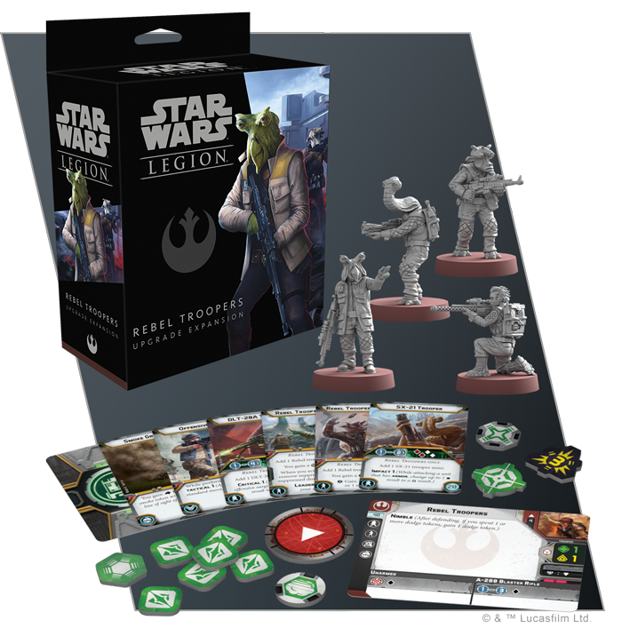 Star Wars Legion: Rebel Troopers Upgrade Expansion